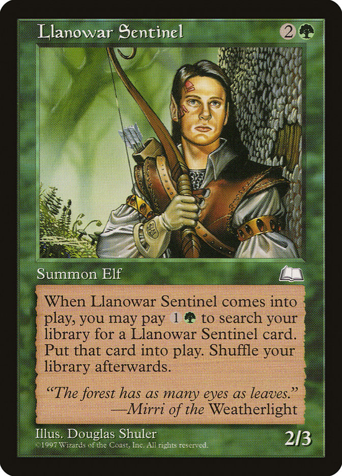 Llanowar Sentinel [Weatherlight] - Magic: The Gathering - Card Brawlers | Quebec | Canada |