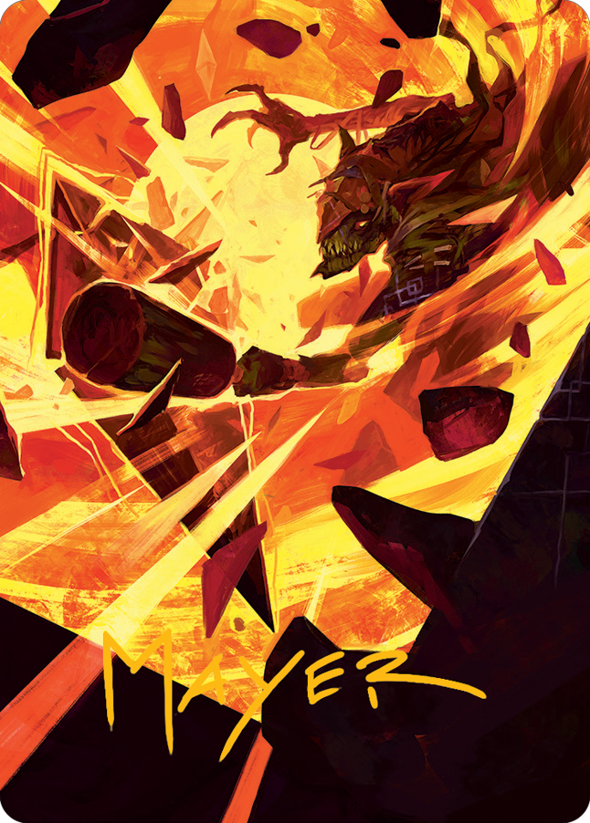 Zada, Hedron Grinder Art Card (Gold-Stamped Signature) [March of the Machine Art Series] - Magic: The Gathering - Card Brawlers | Quebec | Canada |