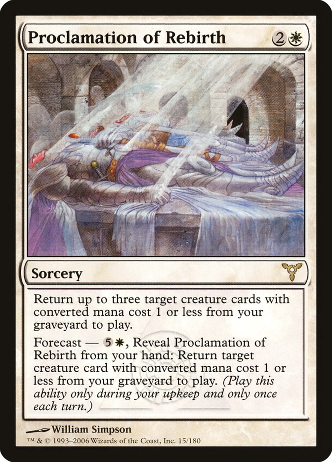 Proclamation of Rebirth [Dissension] - Magic: The Gathering - Card Brawlers | Quebec | Canada |
