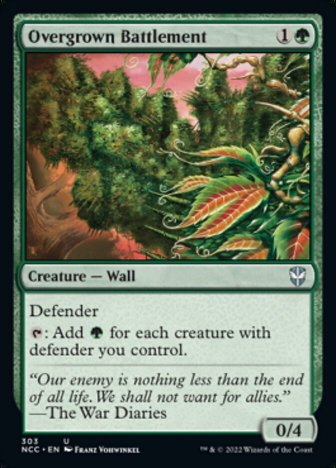 Overgrown Battlement [Streets of New Capenna Commander] - Magic: The Gathering - Card Brawlers | Quebec | Canada |