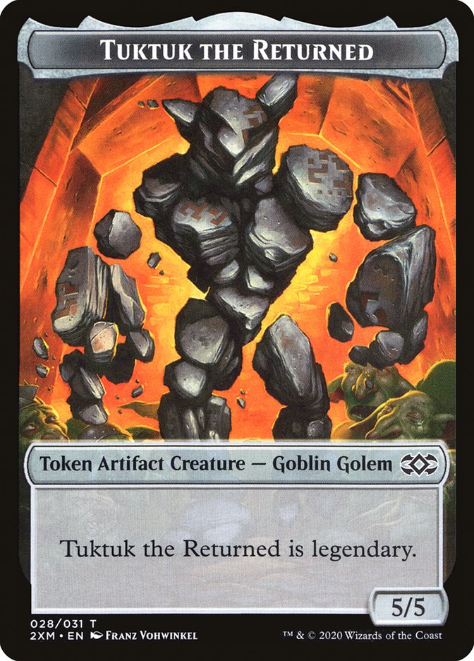 Human Soldier // Tuktuk the Returned Double-Sided Token [Double Masters Tokens] - Magic: The Gathering - Card Brawlers | Quebec | Canada |