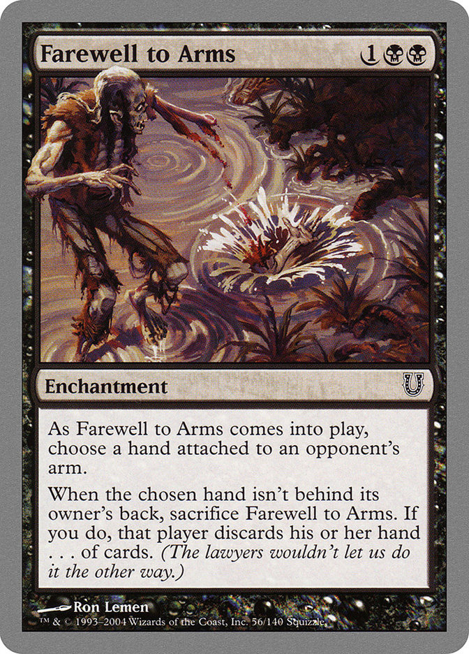 Farewell to Arms [Unhinged] - Magic: The Gathering - Card Brawlers | Quebec | Canada |