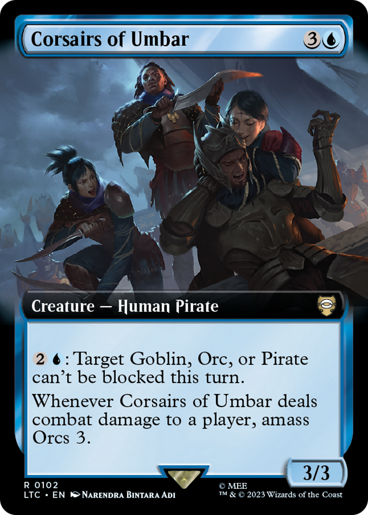 Corsairs of Umbar (Extended Art) [The Lord of the Rings: Tales of Middle-Earth Commander] - Magic: The Gathering - Card Brawlers | Quebec | Canada |