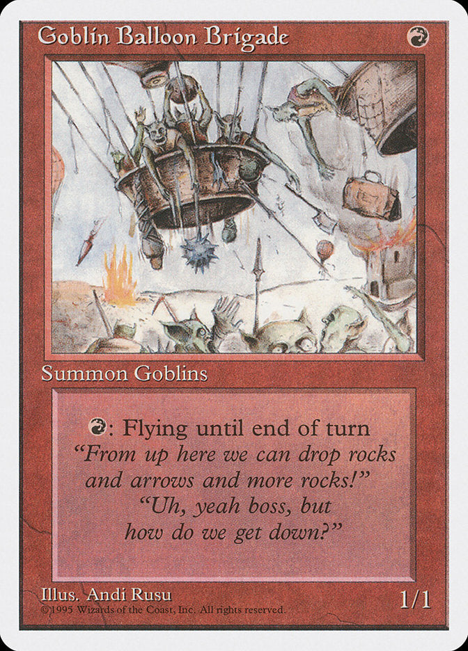 Goblin Balloon Brigade [Fourth Edition] - Magic: The Gathering - Card Brawlers | Quebec | Canada |