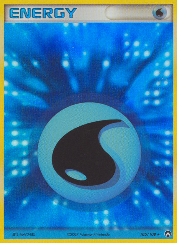 Water Energy (105/108) [EX: Power Keepers] - Pokémon - Card Brawlers | Quebec | Canada |