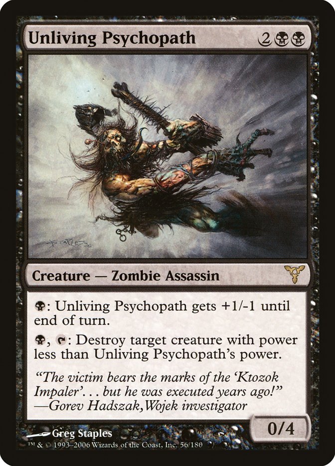 Unliving Psychopath [Dissension] - Magic: The Gathering - Card Brawlers | Quebec | Canada |