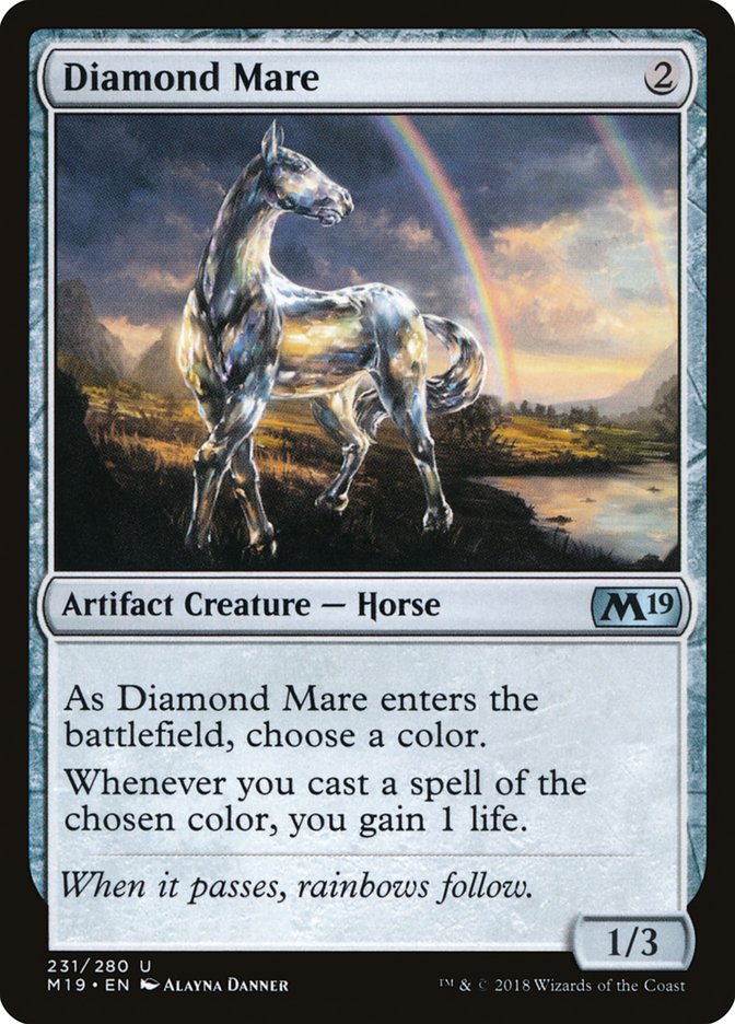 Diamond Mare [Core Set 2019] - Magic: The Gathering - Card Brawlers | Quebec | Canada |