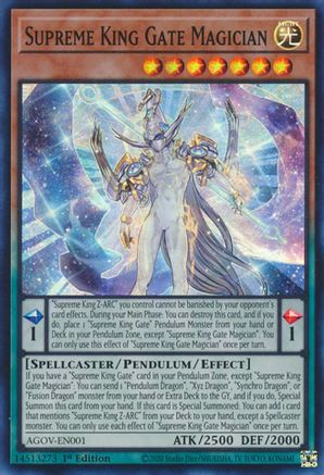 Supreme King Gate Magician [AGOV-EN001] Super Rare - Yu-Gi-Oh! - Card Brawlers | Quebec | Canada |