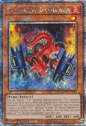 T.G. Rocket Salamander (Quarter Century Secret Rare) [AGOV-EN003] Quarter Century Secret Rare - Yu-Gi-Oh! - Card Brawlers | Quebec | Canada |