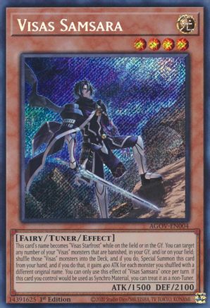 Visas Samsara [AGOV-EN004] Secret Rare - Yu-Gi-Oh! - Card Brawlers | Quebec | Canada |