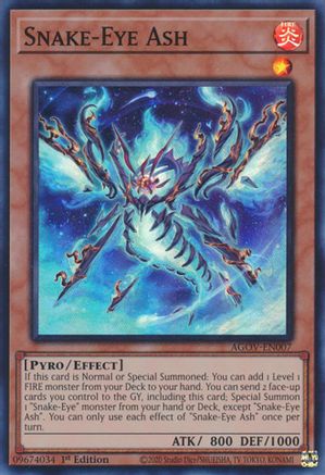 Snake-Eye Ash [AGOV-EN007] Super Rare - Yu-Gi-Oh! - Card Brawlers | Quebec | Canada |