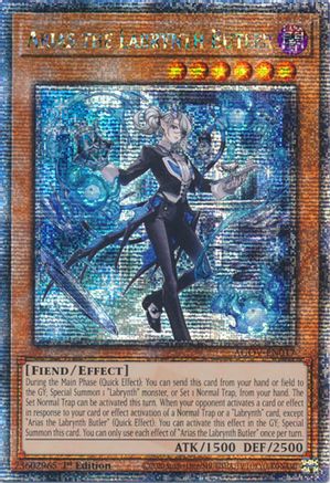 Arias the Labrynth Butler (Quarter Century Secret Rare) [AGOV-EN017] Quarter Century Secret Rare - Yu-Gi-Oh! - Card Brawlers | Quebec | Canada |