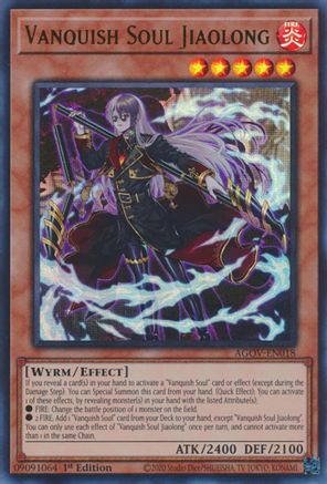 Vanquish Soul Jiaolong [AGOV-EN018] Ultra Rare - Yu-Gi-Oh! - Card Brawlers | Quebec | Canada |