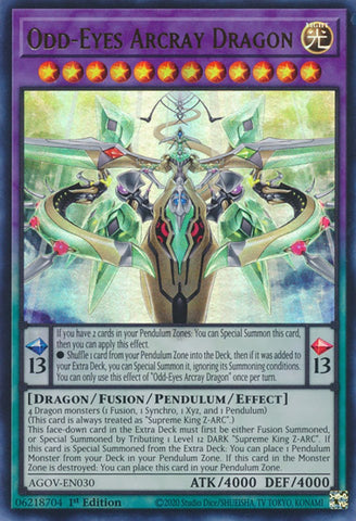 Odd-Eyes Arcray Dragon [AGOV-EN030] Ultra Rare - Yu-Gi-Oh! - Card Brawlers | Quebec | Canada |