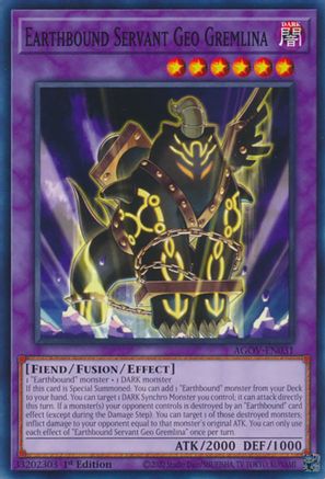 Earthbound Servant Geo Gremlina [AGOV-EN031] Common - Yu-Gi-Oh! - Card Brawlers | Quebec | Canada |