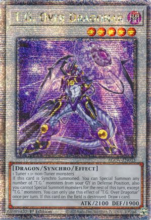 T.G. Over Dragonar (Quarter Century Secret Rare) [AGOV-EN035] Quarter Century Secret Rare - Yu-Gi-Oh! - Card Brawlers | Quebec | Canada |