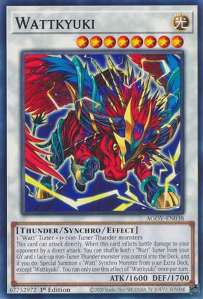 Wattkyuki [AGOV-EN038] Common - Yu-Gi-Oh! - Card Brawlers | Quebec | Canada |