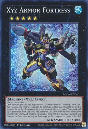 Xyz Armor Fortress [AGOV-EN040] Super Rare - Yu-Gi-Oh! - Card Brawlers | Quebec | Canada |