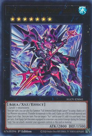 Full Armored Dark Knight Lancer [AGOV-EN041] Ultra Rare - Yu-Gi-Oh! - Card Brawlers | Quebec | Canada |