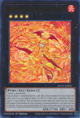 Infernal Flame Banshee [AGOV-EN043] Ultra Rare - Yu-Gi-Oh! - Card Brawlers | Quebec | Canada |