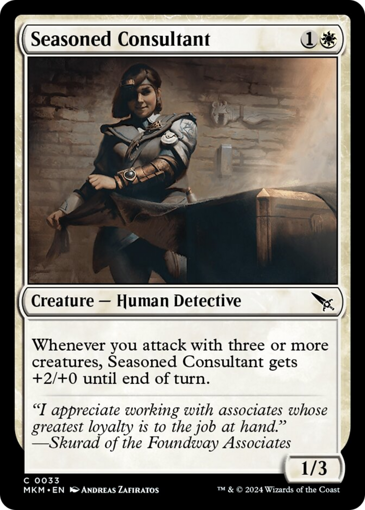 Seasoned Consultant [Murders at Karlov Manor] - Magic: The Gathering - Card Brawlers | Quebec | Canada |