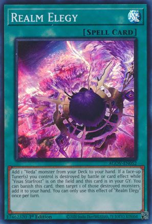 Realm Elegy [AGOV-EN052] Super Rare - Yu-Gi-Oh! - Card Brawlers | Quebec | Canada |