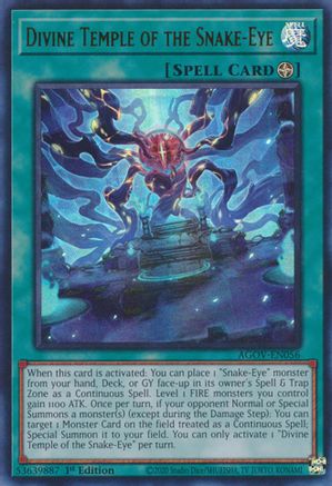 Divine Temple of the Snake-Eye [AGOV-EN056] Ultra Rare - Yu-Gi-Oh! - Card Brawlers | Quebec | Canada |