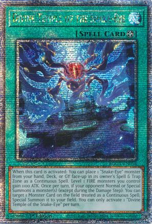 Divine Temple of the Snake-Eye (Quarter Century Secret Rare) [AGOV-EN056] Quarter Century Secret Rare - Yu-Gi-Oh! - Card Brawlers | Quebec | Canada |