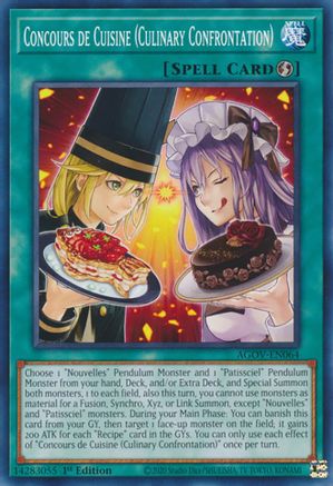Concours de Cuisine (Culinary Confrontation) [AGOV-EN064] Common - Yu-Gi-Oh! - Card Brawlers | Quebec | Canada |