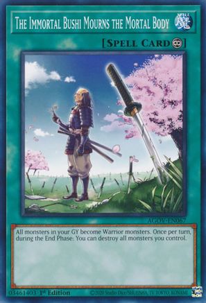 The Immortal Bushi Mourns the Mortal Body [AGOV-EN067] Common - Yu-Gi-Oh! - Card Brawlers | Quebec | Canada |