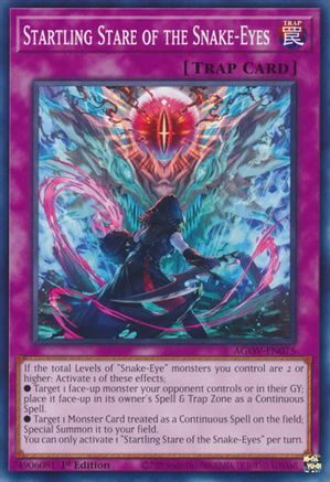 Startling Stare of the Snake-Eyes [AGOV-EN075] Common - Yu-Gi-Oh! - Card Brawlers | Quebec | Canada |