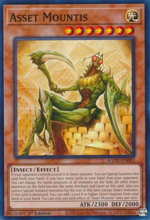 Asset Mountis [AGOV-EN083] Common - Yu-Gi-Oh! - Card Brawlers | Quebec | Canada |