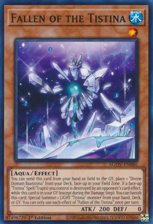 Fallen of the Tistina [AGOV-EN086] Common - Yu-Gi-Oh! - Card Brawlers | Quebec | Canada |