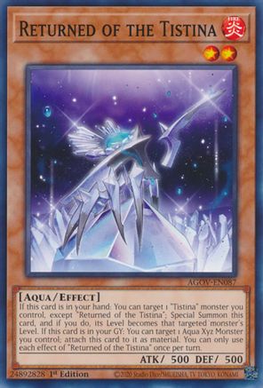 Returned of the Tistina [AGOV-EN087] Common - Yu-Gi-Oh! - Card Brawlers | Quebec | Canada |