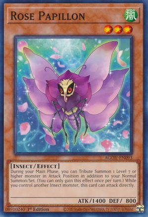 Rose Papillon [AGOV-EN093] Common - Yu-Gi-Oh! - Card Brawlers | Quebec | Canada |