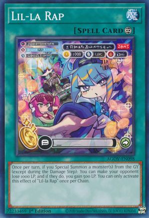 Lil-la Rap [AGOV-EN098] Common - Yu-Gi-Oh! - Card Brawlers | Quebec | Canada |