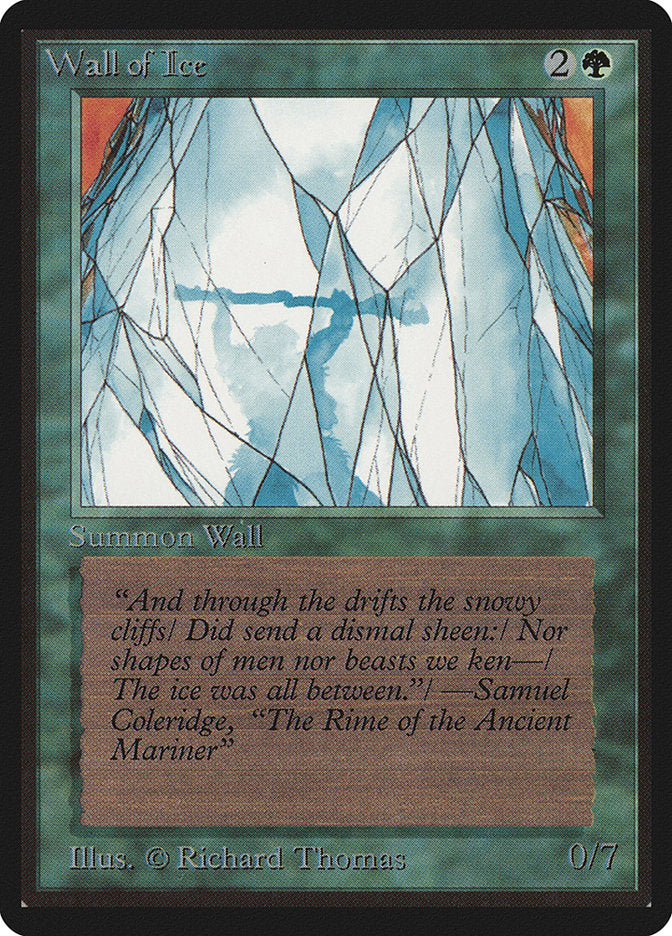 Wall of Ice [Beta Edition] - Magic: The Gathering - Card Brawlers | Quebec | Canada |