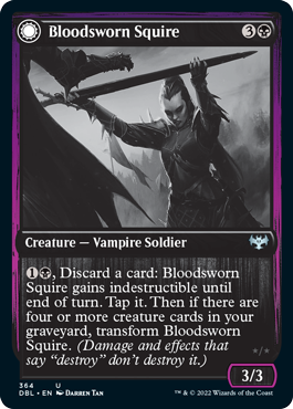 Bloodsworn Squire // Bloodsworn Knight [Innistrad: Double Feature] - Magic: The Gathering - Card Brawlers | Quebec | Canada |