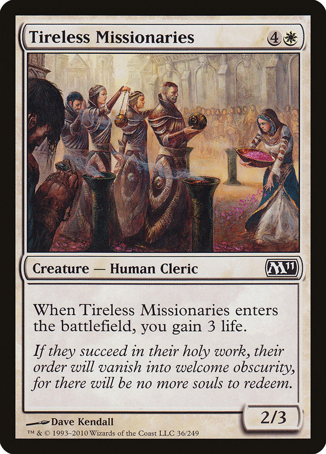 Tireless Missionaries [Magic 2011] - Magic: The Gathering - Card Brawlers | Quebec | Canada |