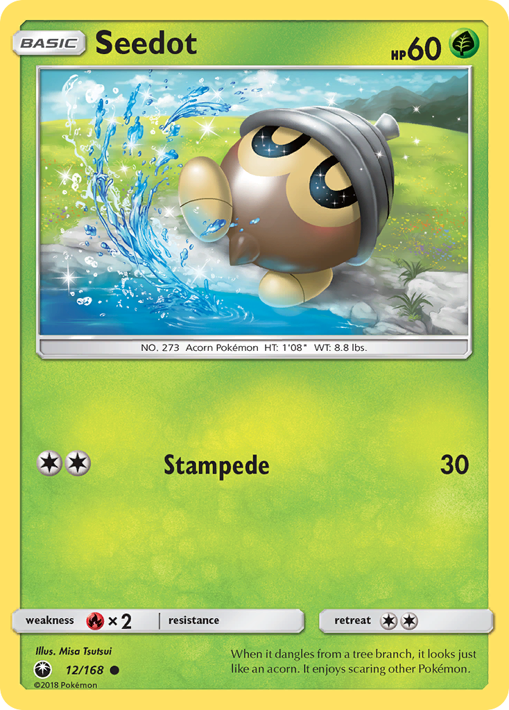 Seedot (12/168) [Sun & Moon: Celestial Storm] - Pokémon - Card Brawlers | Quebec | Canada |