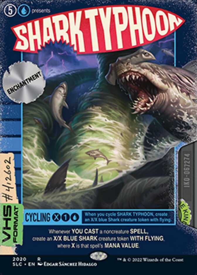 Shark Typhoon (Borderless Alternate Art) [Secret Lair Countdown Kit] - Magic: The Gathering - Card Brawlers | Quebec | Canada |