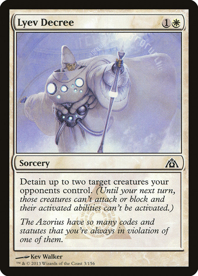 Lyev Decree [Dragon's Maze] - Magic: The Gathering - Card Brawlers | Quebec | Canada |