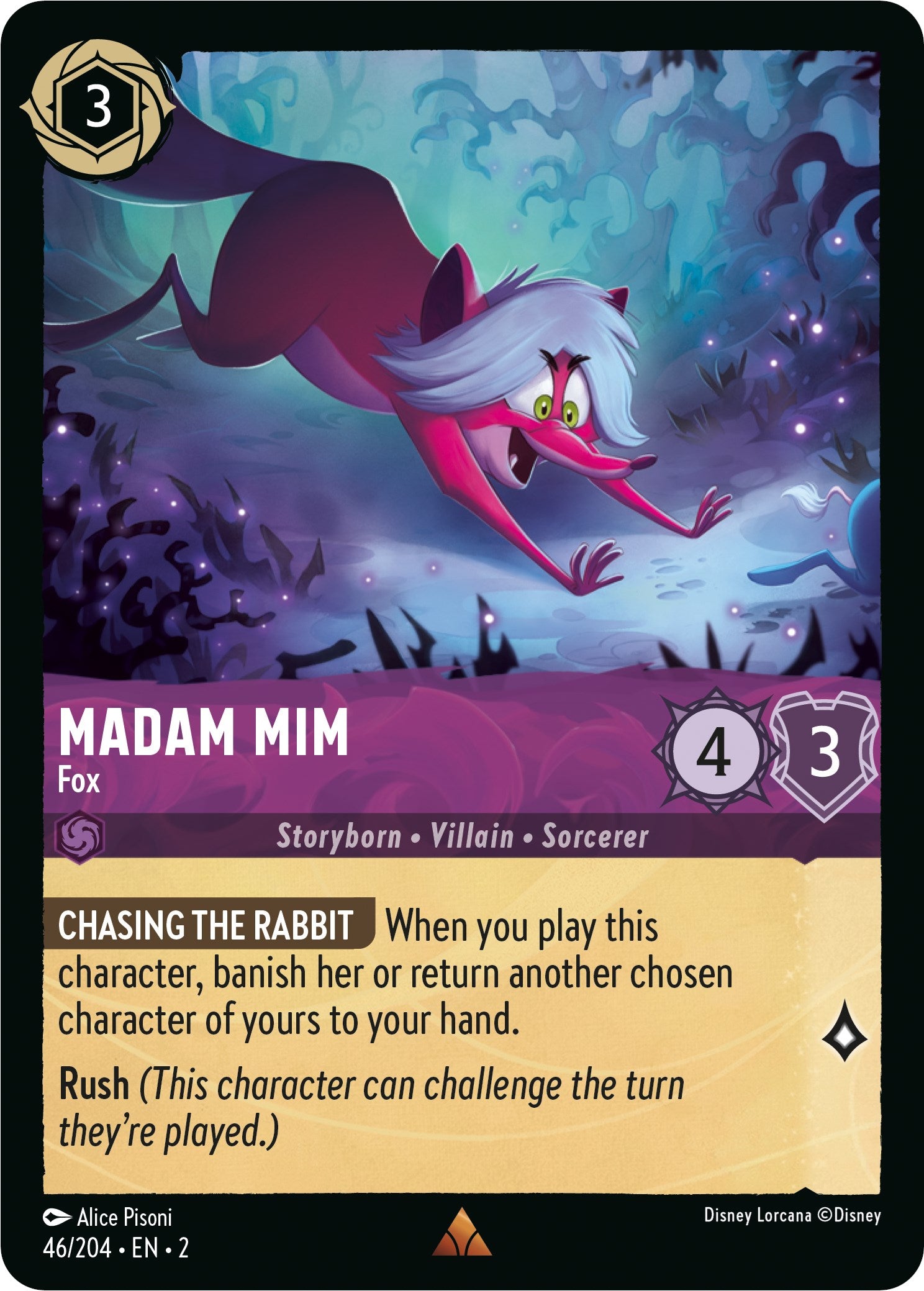 Madam Mim - Fox (46/204) [Rise of the Floodborn] - Disney - Card Brawlers | Quebec | Canada |