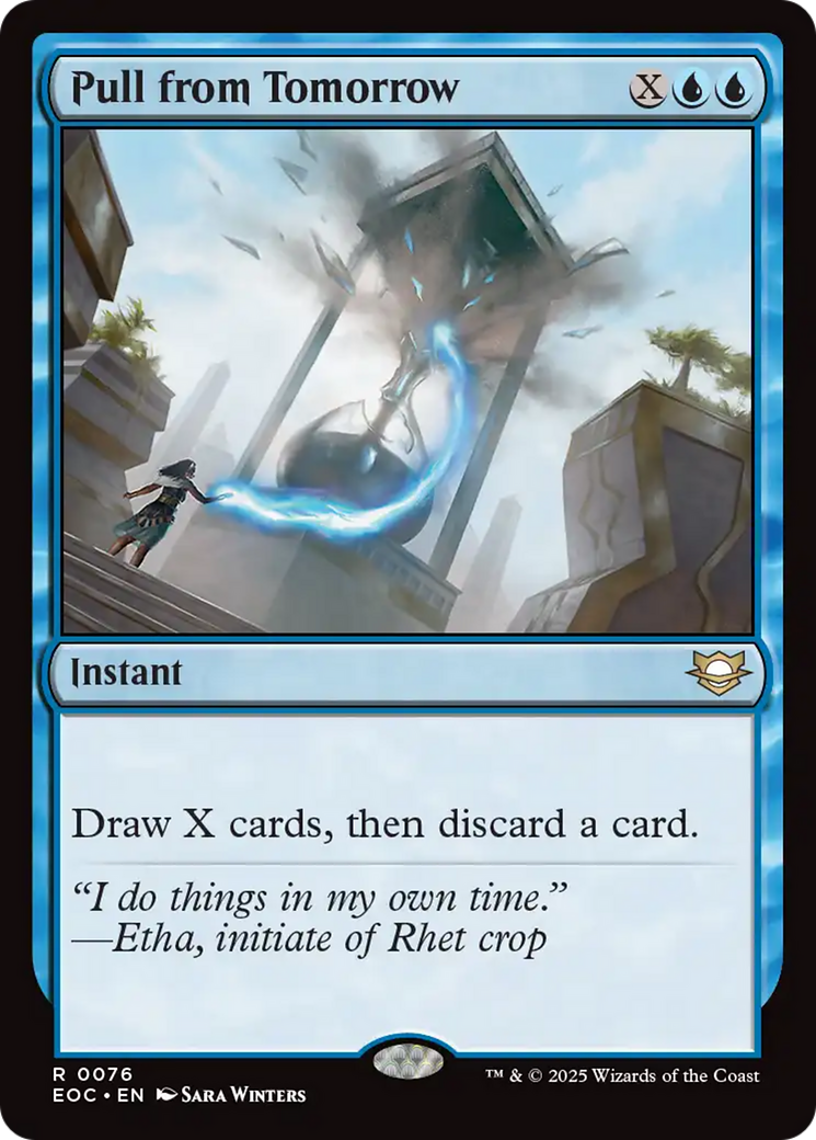 Pull from Tomorrow [Edge of Eternities Commander] - Magic: The Gathering - Card Brawlers | Quebec | Canada |