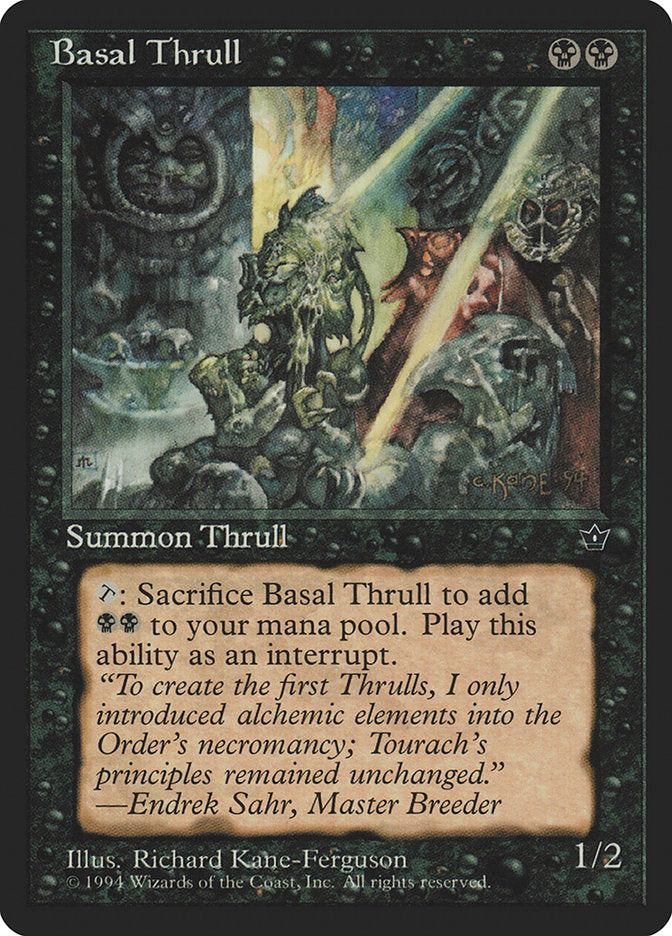 Basal Thrull (Richard Kane Ferguson) [Fallen Empires] - Magic: The Gathering - Card Brawlers | Quebec | Canada |