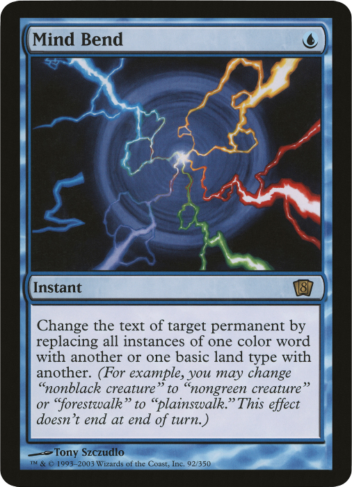 Mind Bend (Oversized) [Eighth Edition Box Topper] - Magic: The Gathering - Card Brawlers | Quebec | Canada |