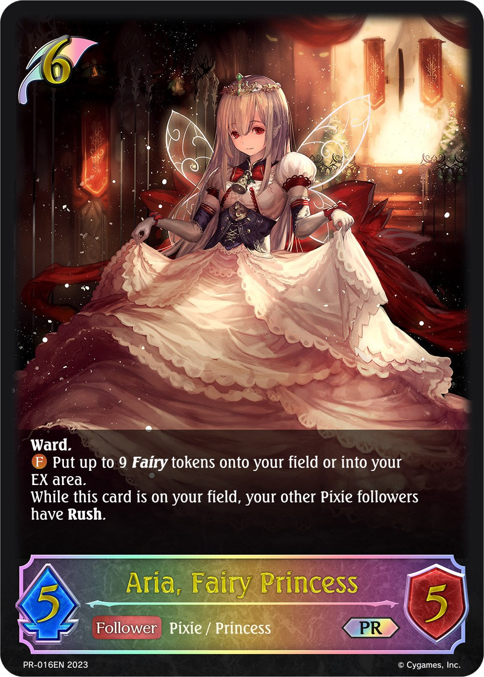 Aria, Fairy Princess (PR-016EN) [Promotional Cards] - Bushiroad - Card Brawlers | Quebec | Canada |