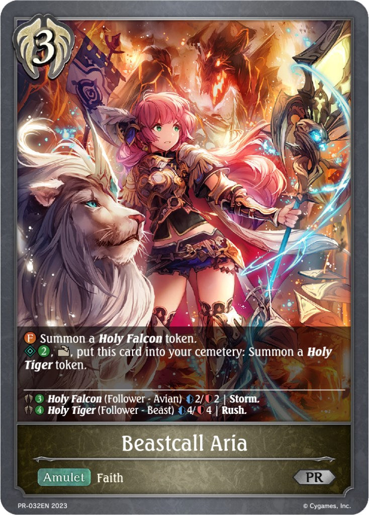 Beastcall Aria (PR-032EN) [Promotional Cards] - Bushiroad - Card Brawlers | Quebec | Canada |