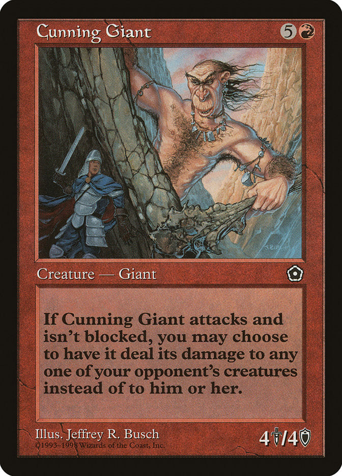 Cunning Giant [Portal Second Age] - Magic: The Gathering - Card Brawlers | Quebec | Canada |
