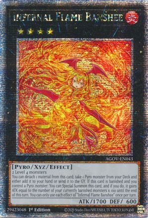 Infernal Flame Banshee (Quarter Century Secret Rare) [AGOV-EN043] Quarter Century Secret Rare - Yu-Gi-Oh! - Card Brawlers | Quebec | Canada |